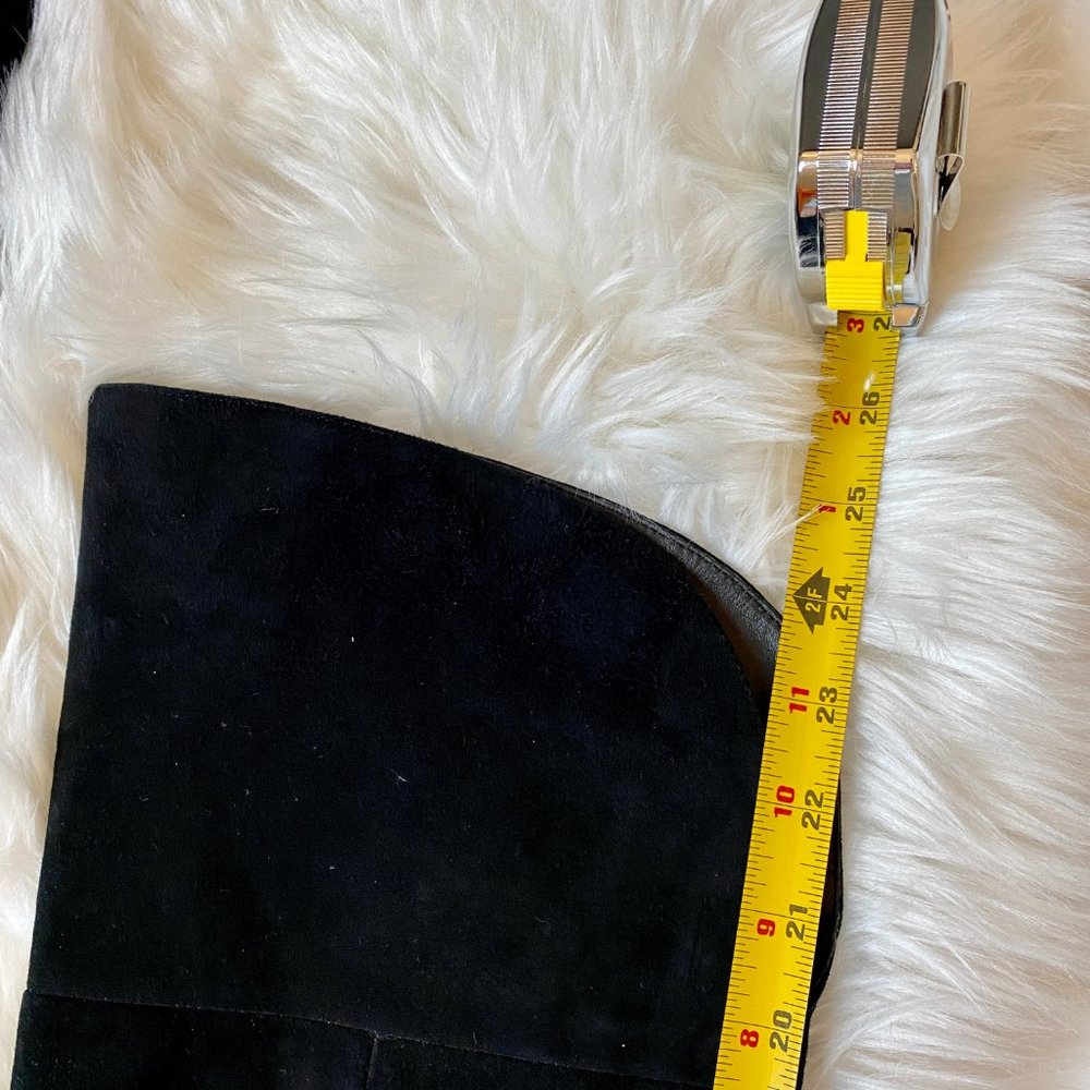 Kenneth Cole carrah suede black knee high boots - Picture 8 of 9